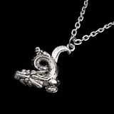 Tibetan Silver Necklace Dragon