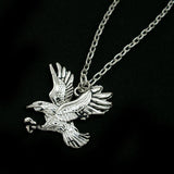 Tibetan Silver Necklace Eagle