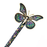Butterfly Swarovski Rhinestone Hair Stick