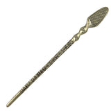 Antique Brass Finish Rhinestone Twist Hair Stick