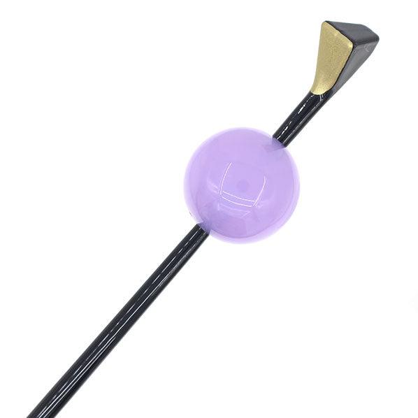 Acrylic Geisha Hair Stick with Large Candy Color Bead Lilac