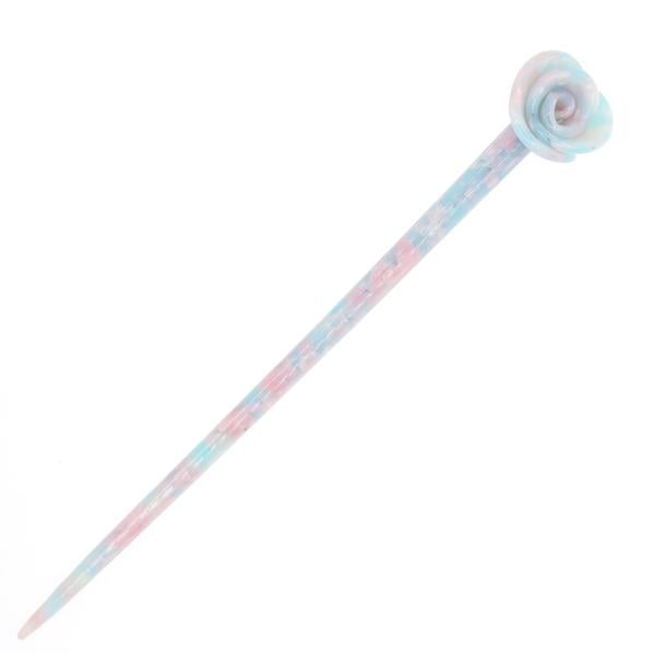 Small Rose Cellulose Acetate Hair Stick