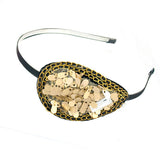 Sequined Hairband Golden Leaf