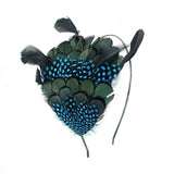 Dotted Feather Hairband Kit Adjustable Removable