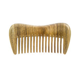 Crystalmood Handmade Wide-Tooth Lignum-vitae Wood Pocket Hair Comb