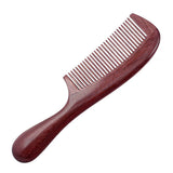 Crystalmood Purpleheart Wood Hair Comb with Handle
