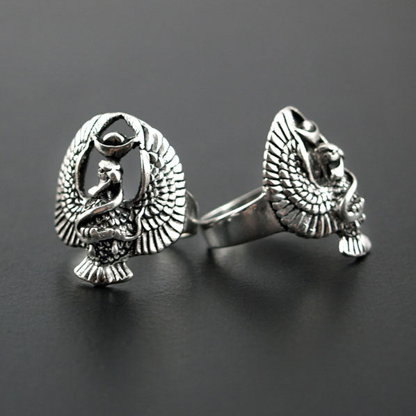 Tibetan Style Handmade Ring Eagle