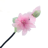 Crystalmood Flexy Hair Styler Floral Up-do Stick Pink