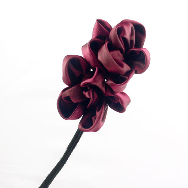 Crystalmood Flexy Hair Styler 2-Camellia Up-do Stick Burgundy