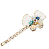 Butterfly Hair Clip with Beads and Rhinestones [pc]