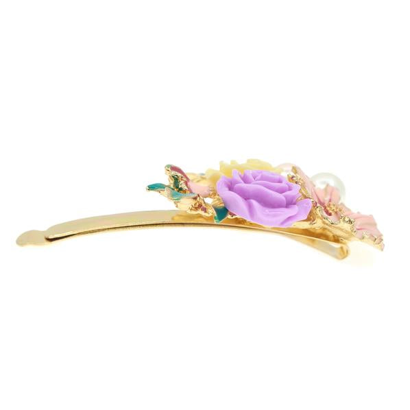 Enamel Daidy and Resin Flowers Hair Clip (pc)