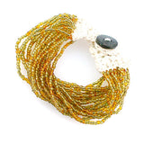 Tibetan Style 18-strand Beaded Bracelet