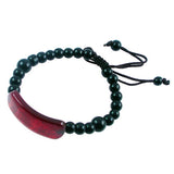 Tibetan Style Synthetic Agate Bracelet