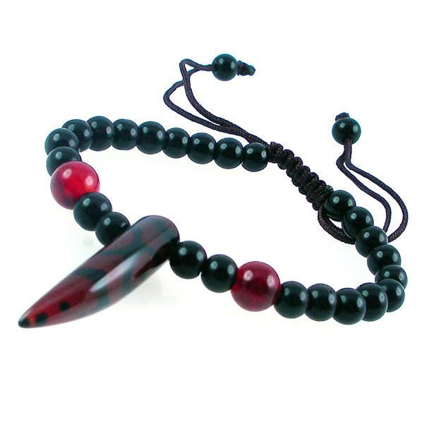 Tibetan Style Synthetic Agate Bracelet