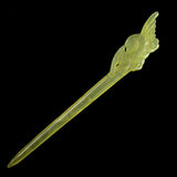 Exquisite Hand Carved Xiu Jade Hair Stick Magpie