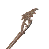 CrystalMood Handmade Carved Wood Hair Stick Lily