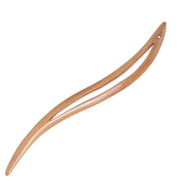 CrystalMood Handmade Carved Wood Hair Stick Dolphin 6.4" Lignum-vitae