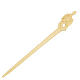 CrystalMood Handmade Carved Wood Hair Stick Begonia