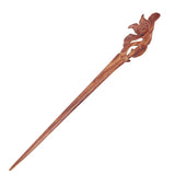 CrystalMood Handmade Carved Wood Hair Stick Chinese Redbud