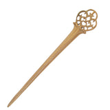 CrystalMood Handmade Carved Wood Vintage Style Hair Stick Lignum-vitae