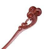 CrystalMood Handmade Carved Wood Hair Stick Clouds