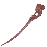 CrystalMood Handmade Carved Wood Hair Stick Clouds