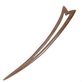 CrystalMood Handmade Carved Wood Hair Stick Arrow 7.25" Lignum-vitae