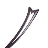 CrystalMood Handmade Carved Wood Hair Stick Arrow