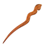 CrystalMood Handmade Carved Wood Hair Stick Brook