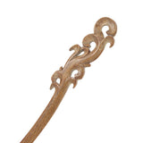 CrystalMood Handmade Carved Wood Hair Stick Vine