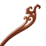 CrystalMood Handmade Carved Wood Hair Stick Spindrift Rosewood