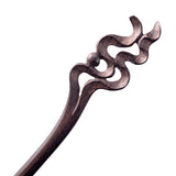 CrystalMood Handmade Carved Rosewood Hair Stick Fire