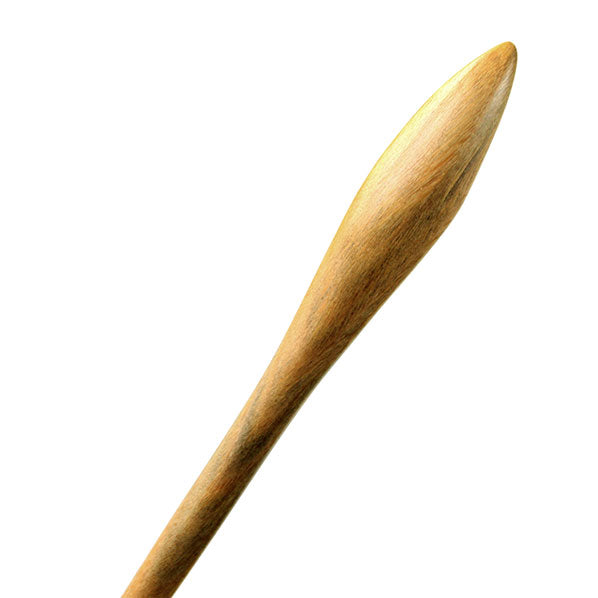 CrystalMood Handmade Carved Wood Hair Stick Purity Lignum-Vitae
