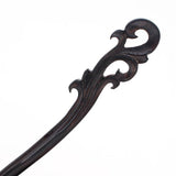 CrystalMood Handmade Carved Ebony Wood Hair Stick Vine B