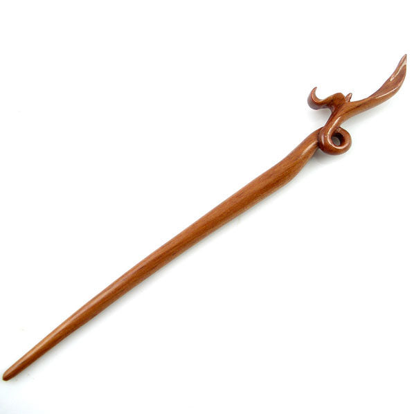 CrystalMood Handmade Carved Wood Hair Stick Spear Rosewood